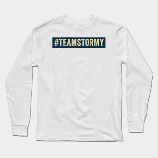 Team Stormy // Logo Box Oil Paint Style Long Sleeve T-Shirt